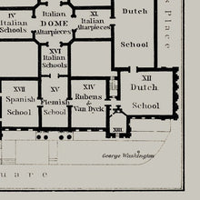 Load image into Gallery viewer, National Gallery London Floor Plan Print