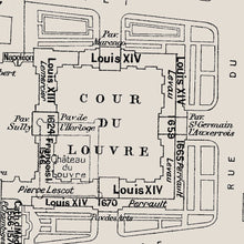 Load image into Gallery viewer, The Louvre Paris Floor Plan Print