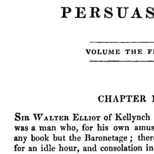 Load image into Gallery viewer, A5 Jane Austen Persuasion Book Page Print