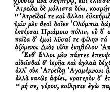 Load image into Gallery viewer, A5 The Iliad by Homer Book Page Print