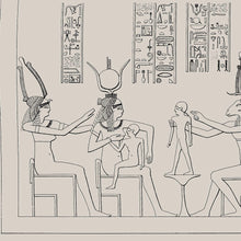 Load image into Gallery viewer, Egyptian Ceremony of Divine Child of Athyr Hieroglyphs Print, No 3