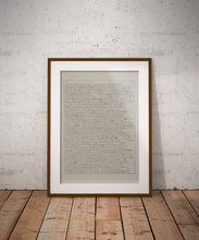 Load image into Gallery viewer, Hieroglyphic Ramesses II Temple Print, No 8