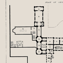 Load image into Gallery viewer, Montague House British Museum Blueprint