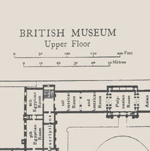 Load image into Gallery viewer, British Museum Upper Floor Plan Print