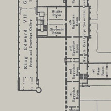 Load image into Gallery viewer, British Museum Upper Floor Plan Print