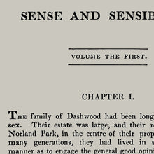 Load image into Gallery viewer, A5 Jane Austen Sense and Sensibility Book Page Print