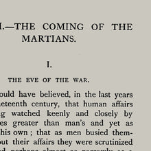 Load image into Gallery viewer, A5 H G Wells The War of the Worlds Book Page Print