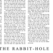 Load image into Gallery viewer, Alice's Adventures in Wonderland Text Print