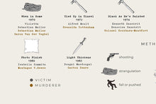 Load image into Gallery viewer, Ngaio Marsh's Murderers and Their Methods Print