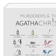 Load image into Gallery viewer, Agatha Christie&#39;s Murderers and Their Methods Print
