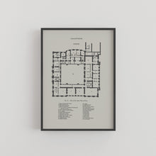 Load image into Gallery viewer, Chatsworth House Second Floor Plan Print
