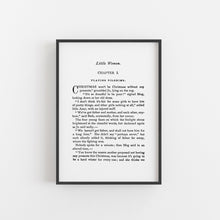 Load image into Gallery viewer, A5 Little Women Book Page Print
