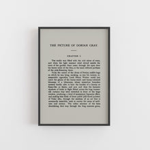 Load image into Gallery viewer, A5 Oscar Wilde Picture of Dorian Gray Book Page Print
