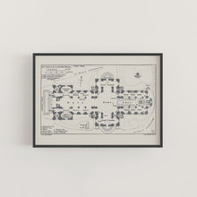 Load image into Gallery viewer, St Paul&#39;s Cathedral London Floor Plan Print

