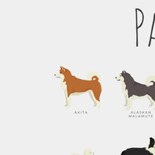 Load image into Gallery viewer, Pawsome Dog Breeds Print

