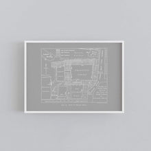 Load image into Gallery viewer, Trinity Hall College Cambridge Floor Plan Print
