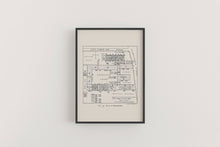 Load image into Gallery viewer, Peterhouse College Cambridge Floor Plan Print
