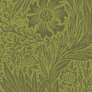 Marigold William Morris Print, Terrarium Moss Pepper Stem
