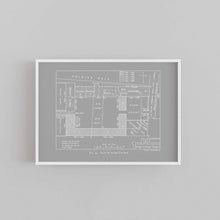 Load image into Gallery viewer, Clare College Cambridge Floor Plan Print
