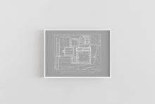 Load image into Gallery viewer, King&#39;s College 1440 Cambridge University Floor Plan Print
