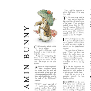 Benjamin Bunny Beatrix Potter Print