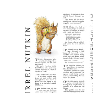 Squirrel Nutkin Beatrix Potter Print
