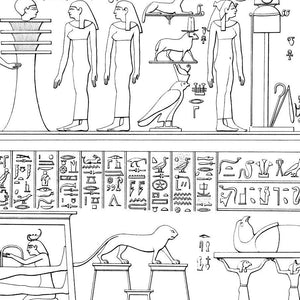 Osiris Funeral Room Egyptian Tomb Print No 5