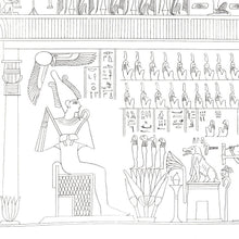 Load image into Gallery viewer, House of Osiris Hieroglyphic Print No 10
