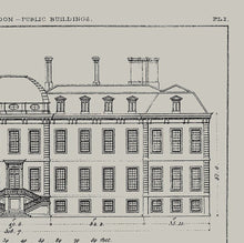 Load image into Gallery viewer, Montague House British Museum Blueprint
