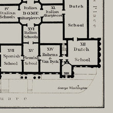 Load image into Gallery viewer, National Gallery London Floor Plan Print
