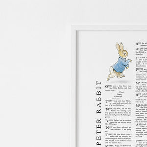 Peter Rabbit Beatrix Potter Print