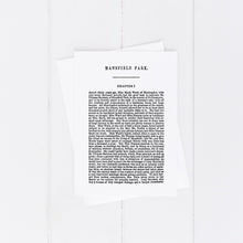 Load image into Gallery viewer, Mansfield Park Jane Austen Greeting Card
