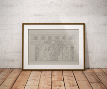 Load image into Gallery viewer, Ramesses Temple at Abu Simbel Egyptian Print No 7
