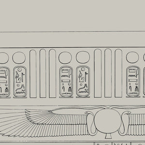 Ramesses Temple at Abu Simbel Egyptian Print No 7