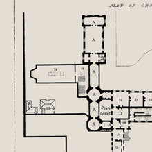 Load image into Gallery viewer, Montague House British Museum Blueprint
