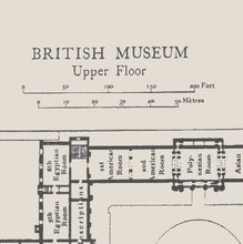 Load image into Gallery viewer, British Museum Upper Floor Plan Print
