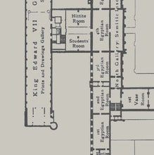 Load image into Gallery viewer, British Museum Upper Floor Plan Print
