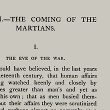 Load image into Gallery viewer, A5 H G Wells The War of the Worlds Book Page Print
